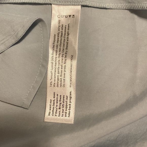 Eileen Fisher T-Shirth  Dress in Cornflowers - Picture 10 of 11